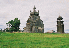Турчасово. Преображенская церковь (1786) и колокольня (1793)