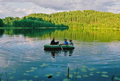 Кенозерский национальный парк.Масельга. Плыла качалась лодочка