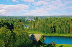 Деревня Тарышкино. Вид на Кенозеро