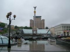 Главная площадь Киева -майдан Незалежности