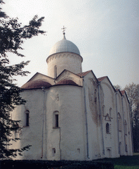 Великий Новгород  Ярославово дворище и торг. Церковь Иоанна на Опоках (1127 год)