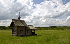Деревня Гоморовичи. Часовня Николы  XVIII века