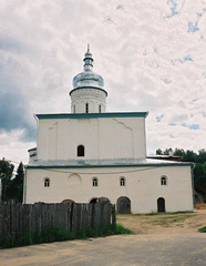 Окрестности Пскова. Спасо-Елиазаровский монастырь. XV век