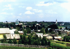 Тотьма. Панорама города