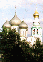 Вологда. Софийский собор (1568-1570 гг.) и колокольня (1654-1658 гг.)