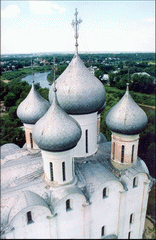 Вологда. Вид с колокольни на Софийский собор
