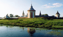 Вологда. Вид на Спасо-Прилуцкий Димитриев монастырь (основан в 1371 г.) 