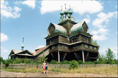Вологодская область. Окрестности Череповеца. Успенская церковь. 1694 год