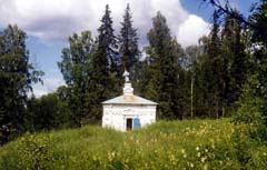 Городище Искор, часовня Параскевы Пятницы на городище.